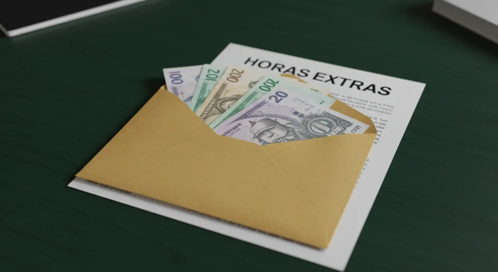 Pagamento de hora extra, inclusive da hora extra obrigatória.